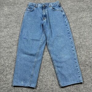 Open Trails Womens Jeans Size 10 Short Blue Stonewashed Straight Leg Cotton